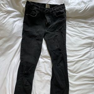 Free People Ripped Skinny Jeans